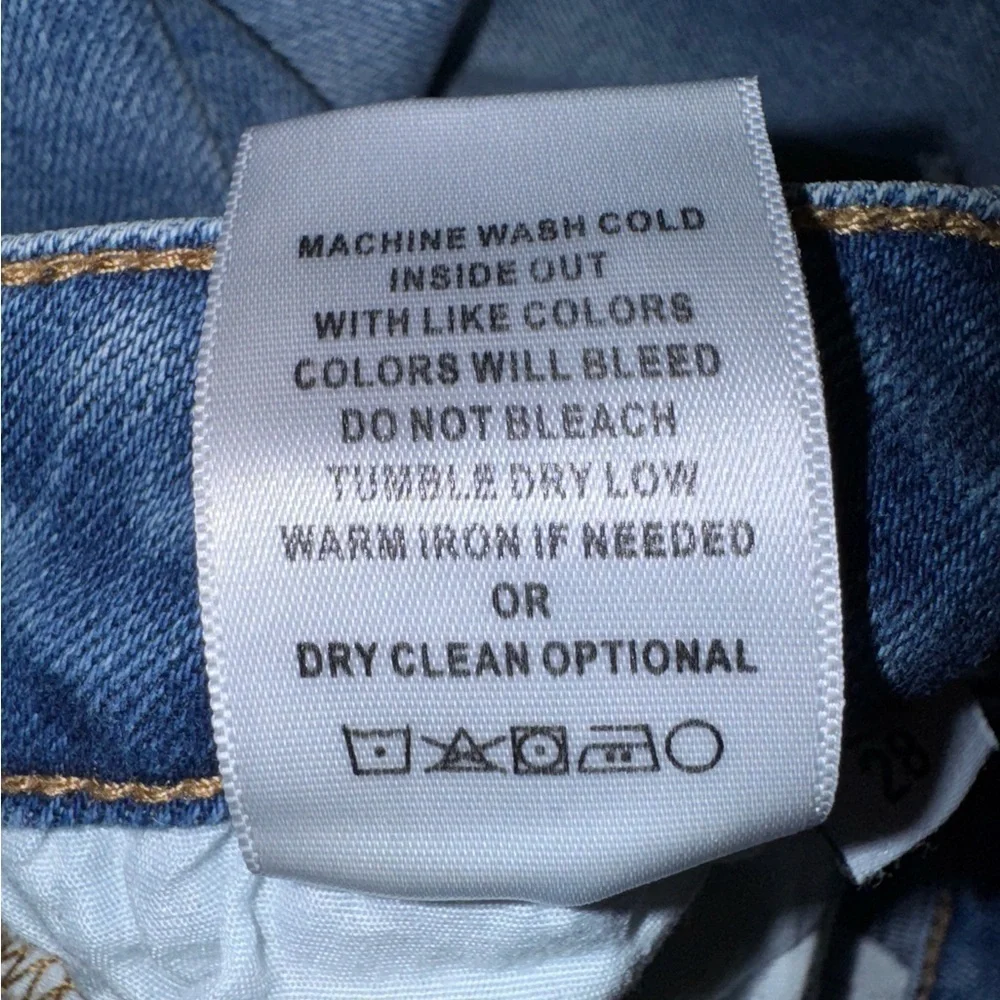 Altar’d State High Rise, distressed, super Flare Jeans size 28. GUC